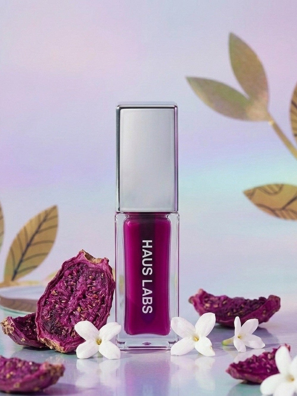 NEW Haus Labs PhD Hybrid Lip Oil – pH-Powered High Shine Gloss – Shade: HUE - Picture 6 of 7